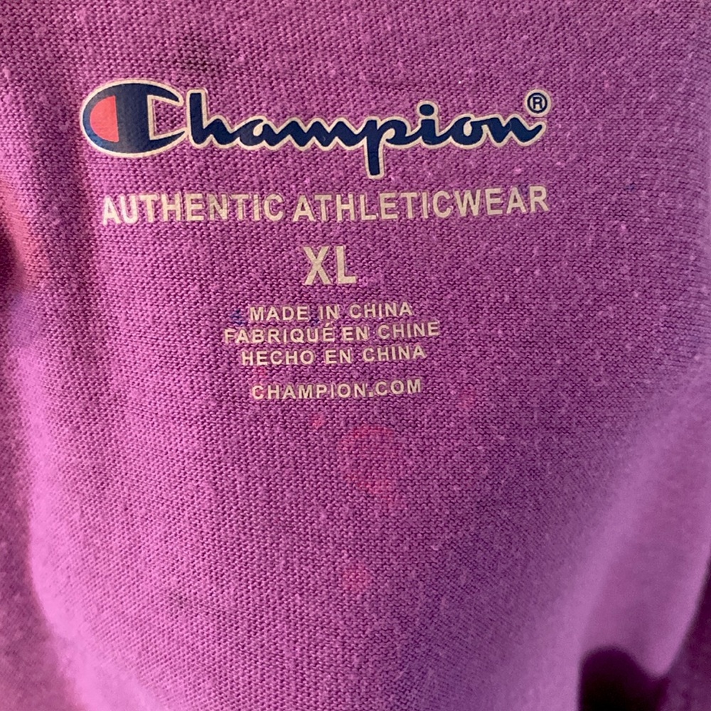 Champion Purple Splatter Short Sleeve Tee - Picture 8 of 8